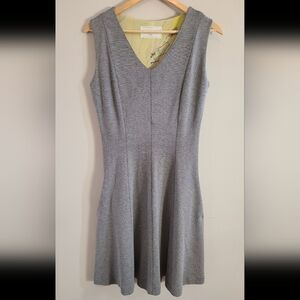 Eva & Claudi V-neck fit and flare mini dress